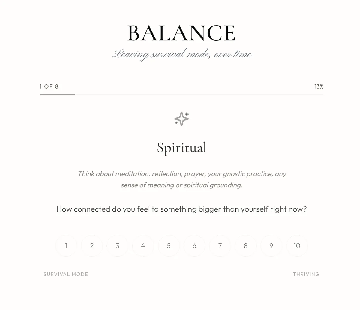 Life Balance Wheel