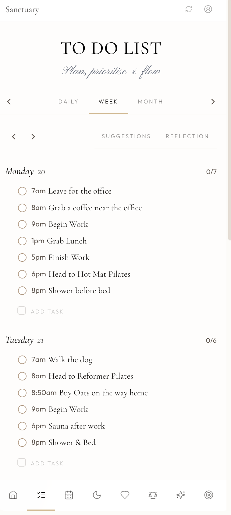 Sanctuary To Do List preview